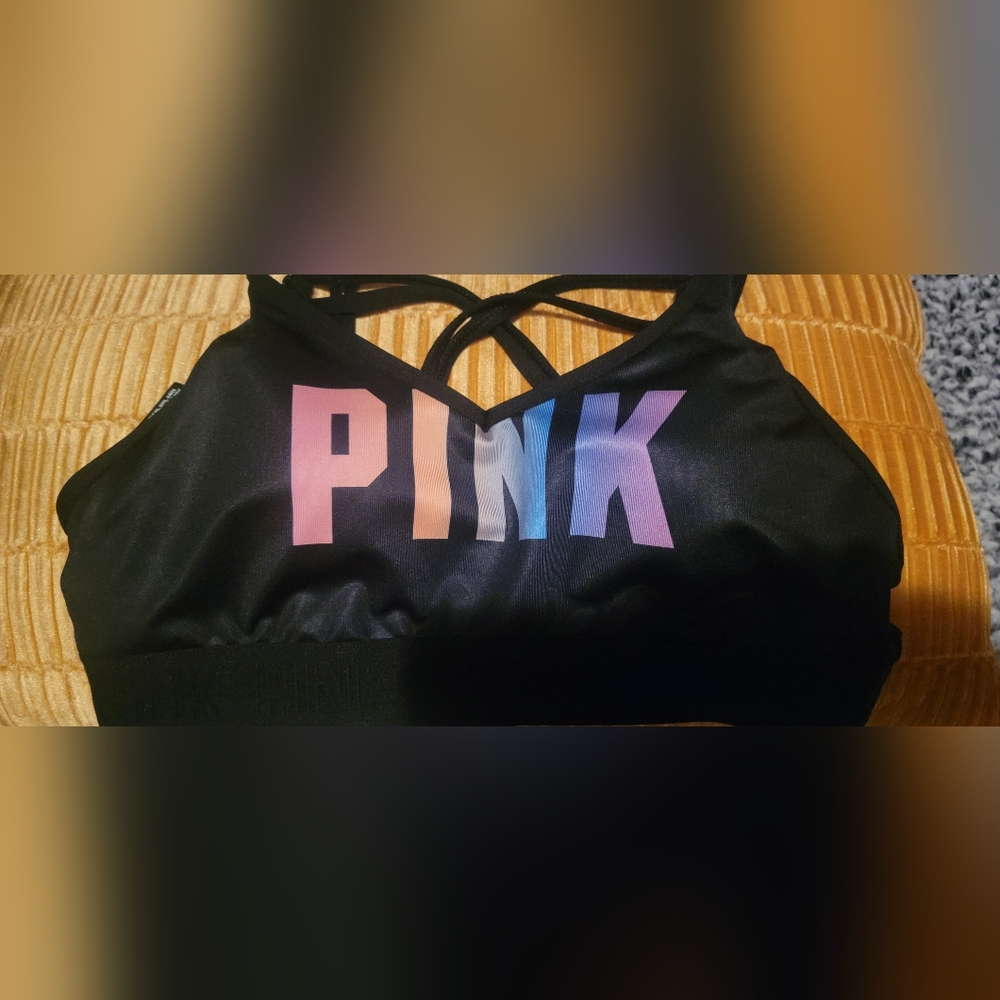 Pink brand athletic sports bra NWT